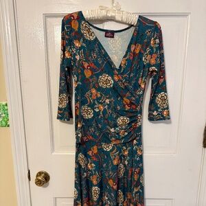 Salaam Faux Wrap Dress